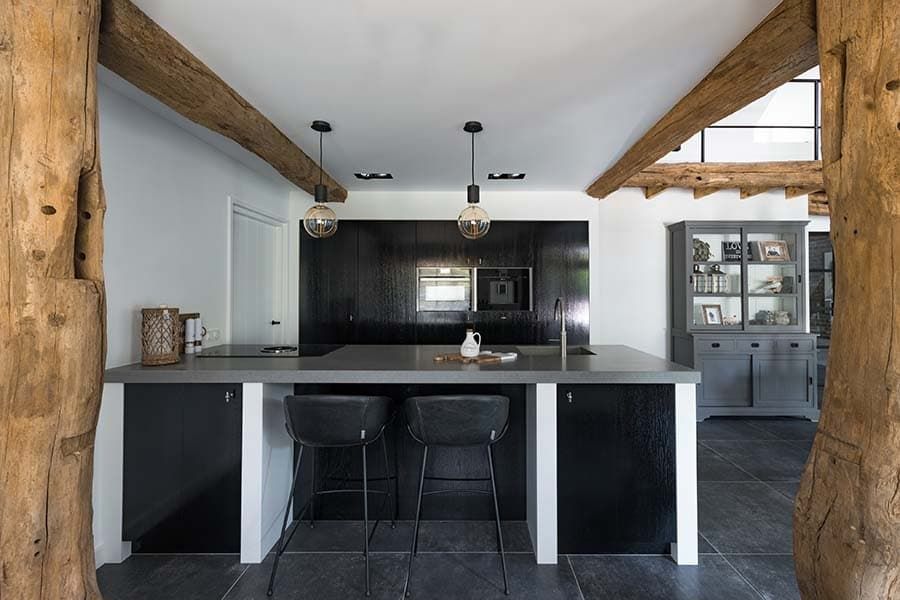 Mereno Manchester Wildfineer beits zwart keuken recht