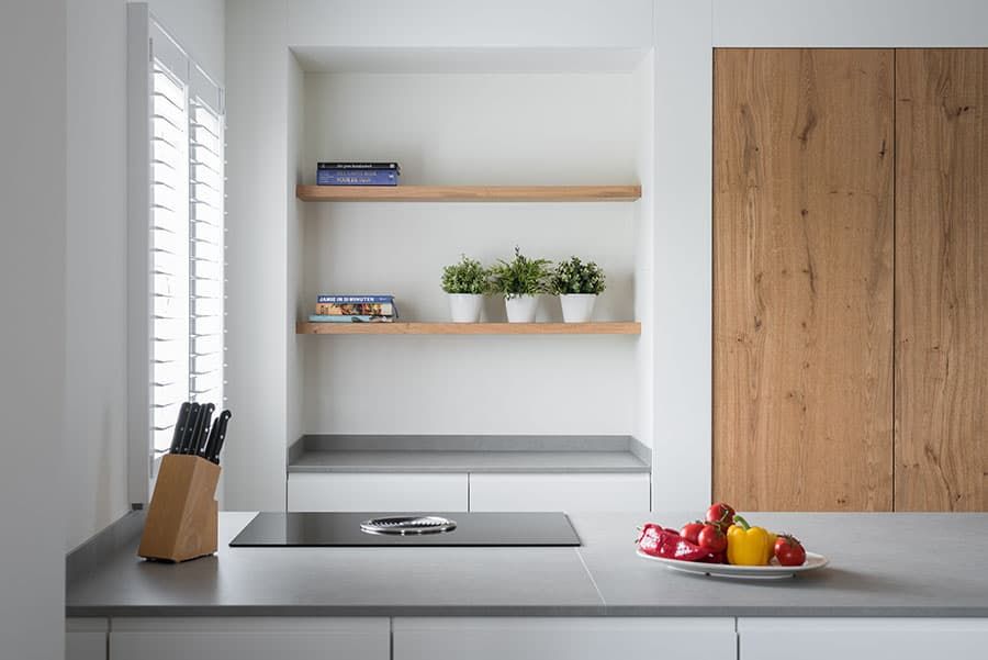 Mereno Milano B-greep unikleur eiland Bora kookplaat